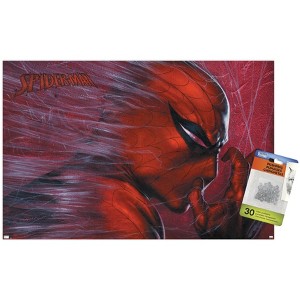 Trends International Marvel Spider-Man: World Of Webs - Profile Unframed Wall Poster Prints - 1 of 4