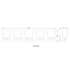 Astor 5-Bulb Glass Vanity Light Fixture - Modern Dimmable Design for Bathroom - 3 of 4