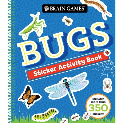 Brain Games - Sticker by Letter: Super Cute!- by Publications International  Ltd & Brain Games & New Seasons (Spiral Bound)