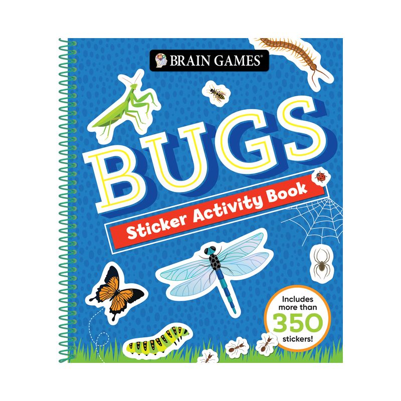 Brain Games - Sticker Activity Book: Bugs - by  Publications International Ltd & New Seasons & Brain Games (Spiral Bound), 1 of 2