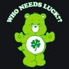 Men's Care Bears St. Patrick's Day Good Luck Bear Who Needs Luck T-Shirt - 2 of 4