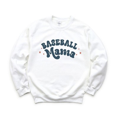 Simply Sage Market Women's Graphic Sweatshirt Baseball Mama Stars