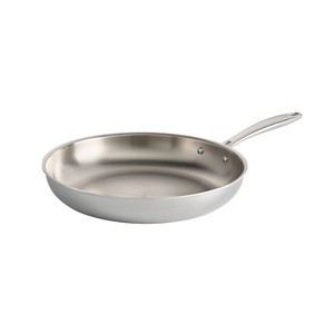 Tramontina Gourmet 12 in. Tri-Ply Clad Induction Ready Stainless Steel Fry Pan: Oven & Dishwasher Safe, Satin Finish - 1 of 4