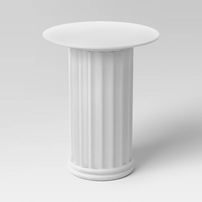 Plaster Accent Table White - Threshold&#8482; designed with Studio McGee