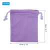 Unique Bargains 100% Cotton Reusable Washable Dust Drawstring Bags 12 Pcs - 2 of 4