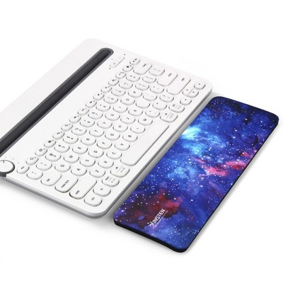 Insten Galaxy Keyboard Wrist Rest Pad Support, Ergonomic Palm Rest, Anti-Slip, Comfortable Typing and Pain Relief, 11 x 3.5 in
