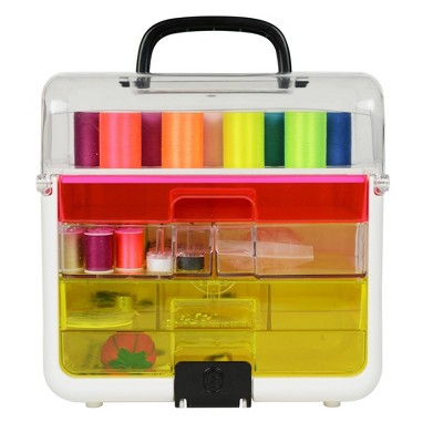 Singer Sew It-Goes-Craft Storage and Sewing Kit Neon 255 pc