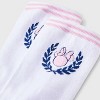 Women's White Minnie Mouse Socks - White - 3 of 3