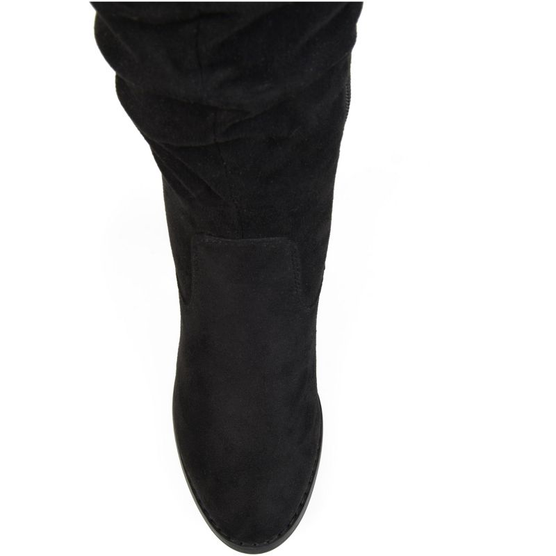 Journee Collection Womens Kaison Stacked Heel Over The Knee Boots, 5 of 11