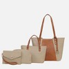 MKF Collection Lippa Tote Crocodile Embossed Vegan Leather Women’s Bag Purse Set by Mia K - 2 of 4