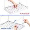 LunaLulinlk 4-Pack Stackable Plastic Kitchen Shelf Foldable Rack Kitchen Cabinet Organizer and Storage for Counter Pantry - 2 of 4