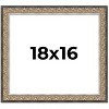 PosterPalooza | Ornate Silver Picture Frame - UV Acrylic, Backing Board, Hanging Hardware Included - 2 of 4