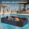 YARDSIGHT Aluminum Frame Poolside Floating Tray – All - Weather For Drinks, Snacks & Outdoor Hangouts - 3 of 4