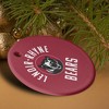 Lenoir-Rhyne University Bears Logo Porcelain Holiday Christmas Tree Ornament - 4 of 4