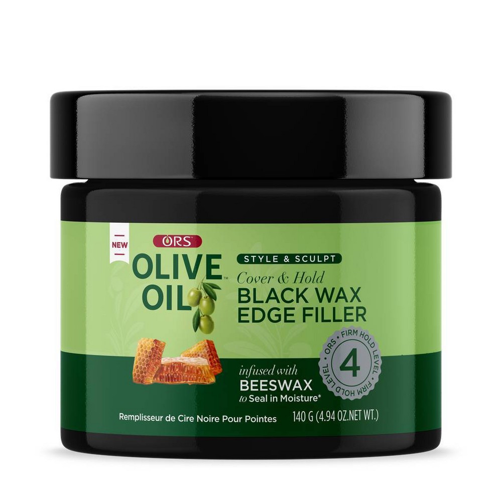 Photos - Hair Styling Product ORS Olive Oil Edge Filler Hair Wax - Black - 4.94oz