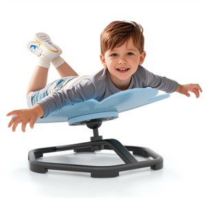 KTMBDW Spinning Chair for Autistic Kids, Sensory Swivel Chair, 220LBS Weight Capacity, Sensory Toy for Children with ADHD/Autism, 3+ Years - 1 of 4