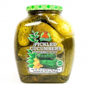 Medved Lubimiy Pickled Grandma Style Cucumbers 1450g - Traditional Ukrainian Recipe, Perfectly Preserved Crispy And Tangy Cuc - 1 of 1