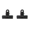 Unique Bargains Small Bulldog Metal Hinge Clips 15 Pcs 1.9" x 1.6" x 1" - 4 of 4