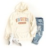 Simply Sage Market Women's Graphic Hoodie Varsity Sweater Weather - 2 of 2