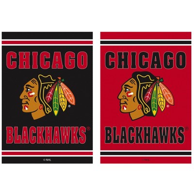 Evergreen Chicago Blackhawks House Flag 28 x 44 Inches Outdoor Decor for Homes and Gardens