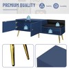 Modern Storage Bench, with Drawers & Removable Cushion, Shoe Bench, for Bedside, Living Room, Entryway, Multiple Design Styles & Color Combinations - 4 of 4