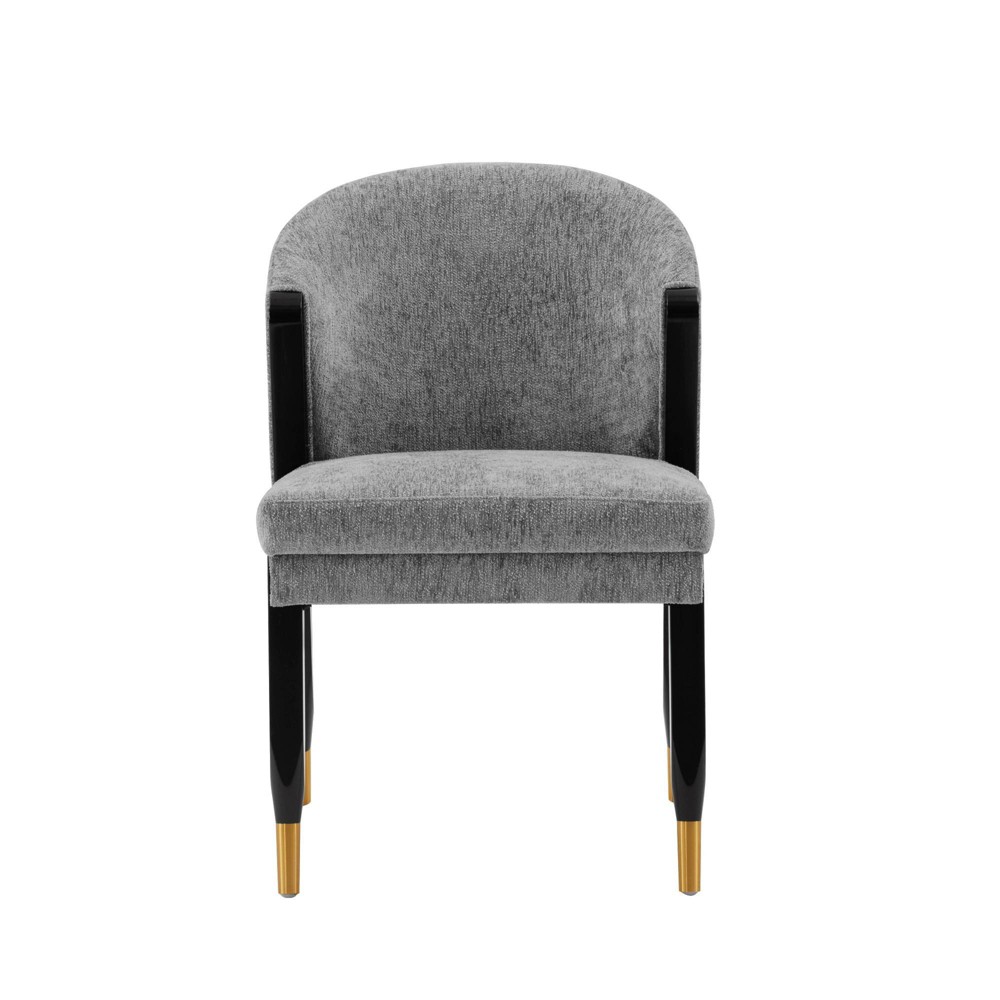 Photos - Sofa Ola Modern Boucle Upholstered Dining Chair Gray - Manhattan Comfort