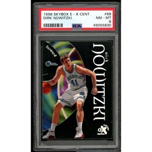 Dirk Nowitzki Rookie Card 1998-99 E-X Century #68 PSA 8 - 1 of 2