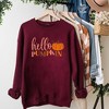 Simply Sage Market Women's Graphic Sweatshirt Hello Pumpkin Pumpkin - 3 of 4