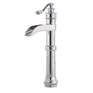 BWE Waterfall Single Hole Single-Handle Vessel Bathroom Faucet With Pop-up Drain Assembly - 1 of 4