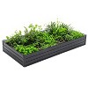 Galvanized Raised Garden Bed Outdoor 8×4×1ft Planter Box Raised Bed - 2 of 4
