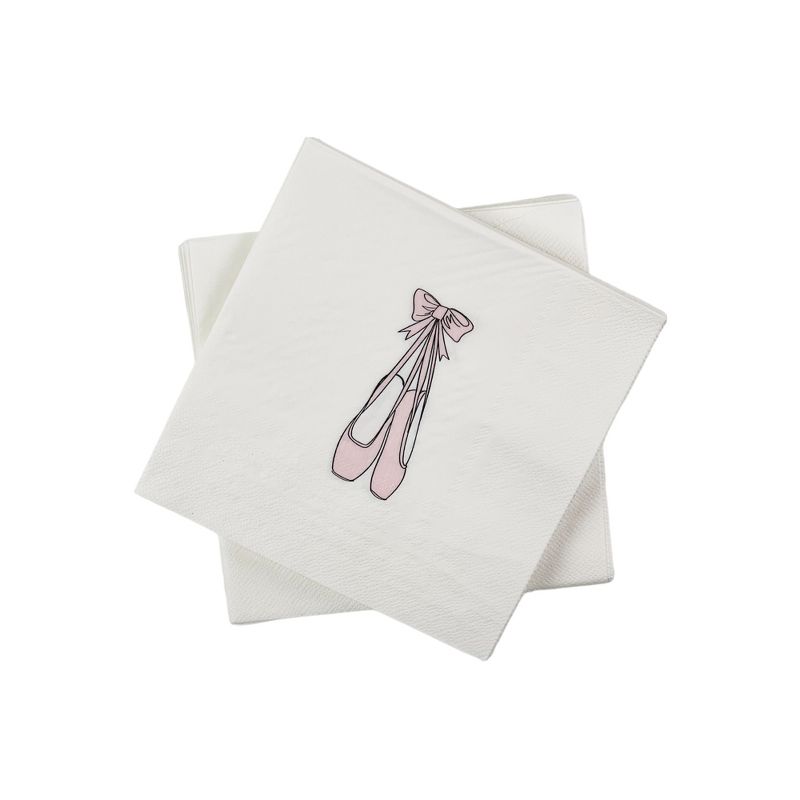 Anna + Pookie Ballerina Disposable Paper Party Napkins 20 Ct., 2 of 4
