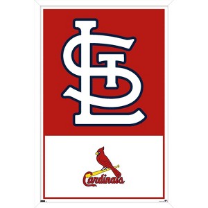 Trends International MLB St. Louis Cardinals - Logo 22 Framed Wall Poster Prints - 1 of 4