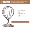 Unique Bargains Tabletop Iron Metal Hat Display Stand 2 Pcs - 3 of 4