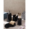 Marquina Marble Bath Accessories, Set of 4 - 2 of 3