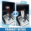 Unique Bargains 5 Speed Universal Car Gear Shift Knob Stick Shifter Handle Silver Tone - 3 of 4