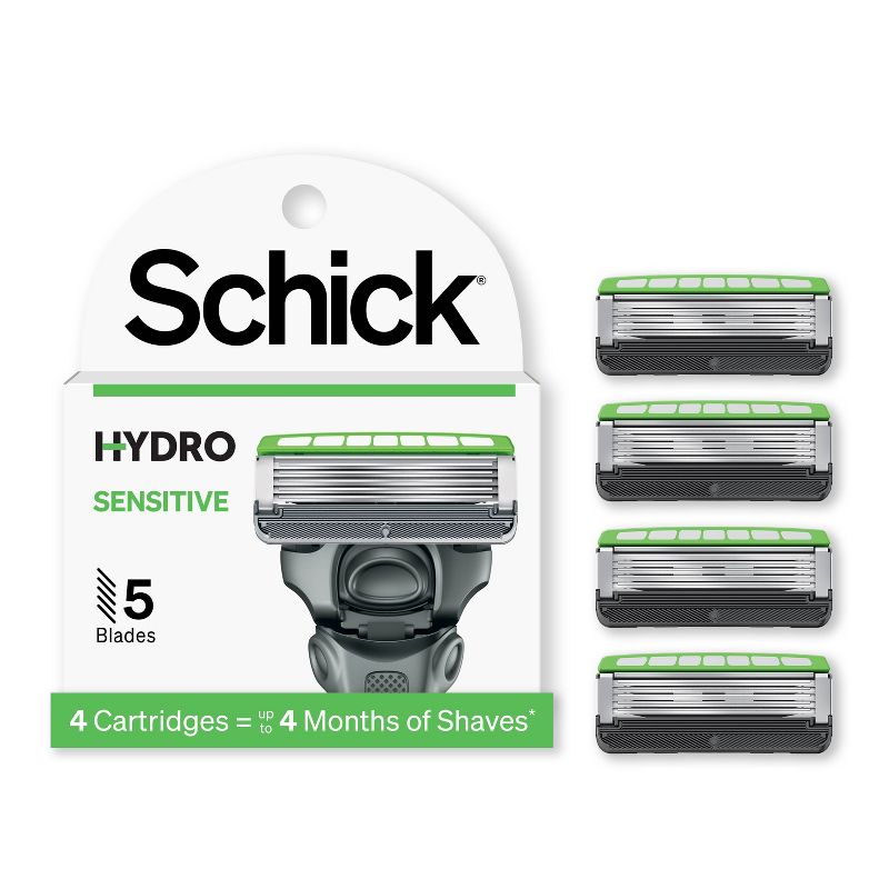 Schick Hydro 5 Skin Comfort Sensitive Men&#39;s Razor Blade Refills - 4ct, 1 of 15