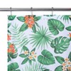 Shower Curtains 72x72 Inches for Bathroom, Waterproof Green Leaf Waterproof Decoration Shower Curtain - 3 of 4