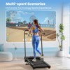 9% Incline Walking Pad Treadmill Portable Folding Walking Pad with Handle bar, Under Desk Walking Pad Low Noise - 3 of 4