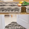 Modern Geometric Area Rug Non Slip Rug Boho Washable Rug Contemporary Indoor Throw Rug for Living Bedroom Office - 4 of 4