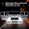 Infans 12V Mercedes-Benz G63 Licensed Kids Ride On Car, Electric Motorized Toddler Ride On Car Toy with Remote, Lights, Music, Horn, Suspension System, Battery Powered Vehicle for Children, White - 4 of 4
