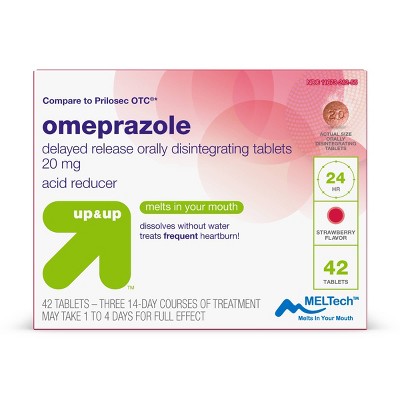 Omeprazole Delayed Release Orally Dissolving Tablets - Strawberry - 42ct - up & up™