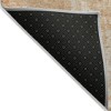 Terra Cotta Copper And Ivory Abstract Washable Indoor Outdoor Area Rug - 4 of 4