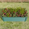 7.6x3.7x0.98ftRaised Garden Bed Kit - Metal Raised Bed Garden,Black - 4 of 4