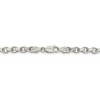 Black Bow Jewelry 4mm, Sterling Silver Solid Diamond Cut Rolo Chain Necklace - 4 of 4