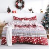 3 Piece Christmas Bedding Duvet Cover Set - 2 of 4