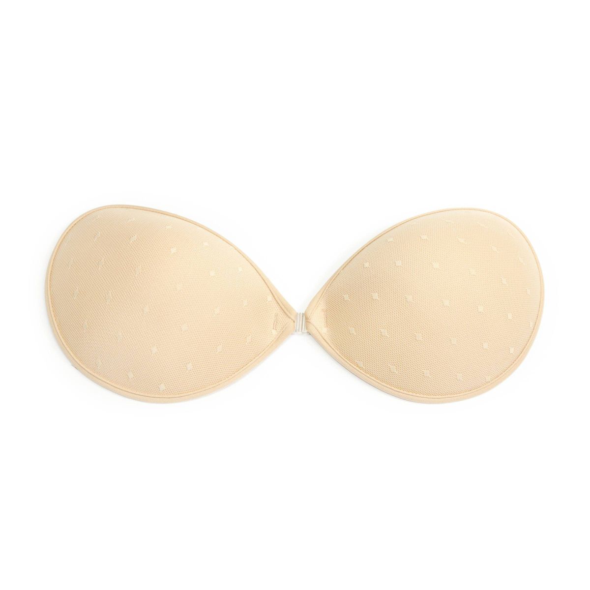 Dritz D Cup Adhesive Strapless Backless Bra Nude: Sticky Bra, Silicone Pasties, Hand Wash, Women's Undergarment - thumbnail 2