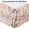 HLC.ME Floral Bed Sheets - Bed Sheet Set - Wrinkle Resistant & Ultra Soft - Fits Mattresses up to 15 Inches Deep - 2 of 4