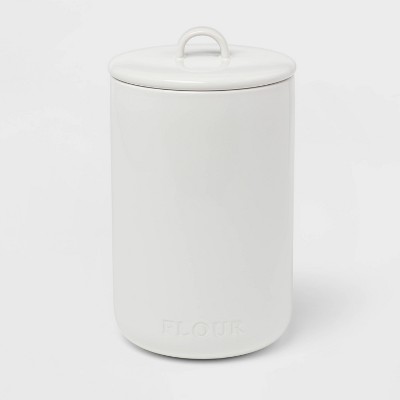 Stoneware Hand Lettered Canister - Threshold™