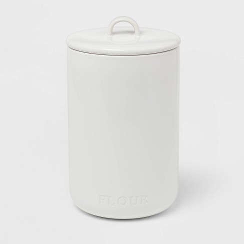 Stoneware Flour Canister with Wood … curated on LTK