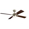 Kichler Lighting Lija 1 - Light Ceiling Fan in  Brushed Nickel - 3 of 4
